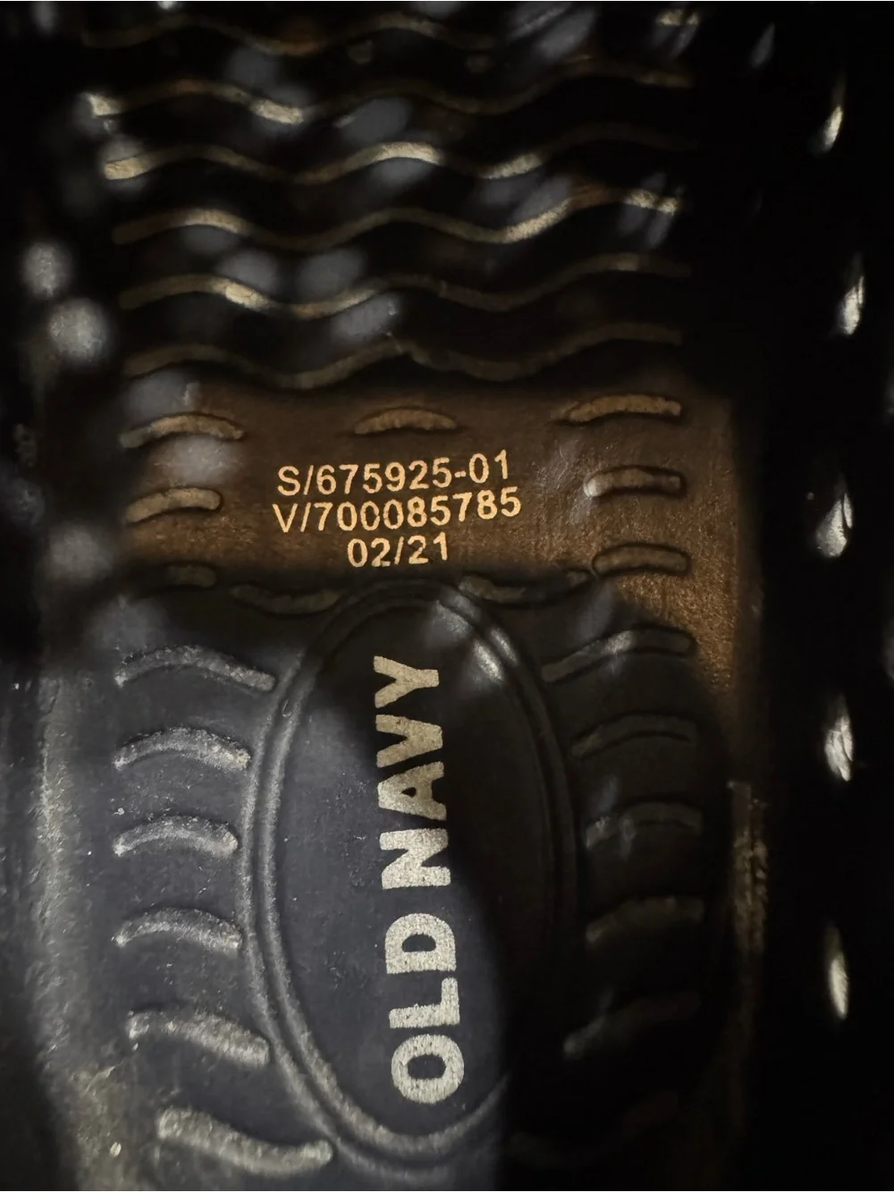 Old Navy Black Perforated Slip-On Clogs